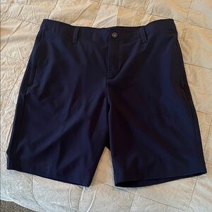 Lands' End Boys 16H Navy Blue Flat Front Shorts NWOT